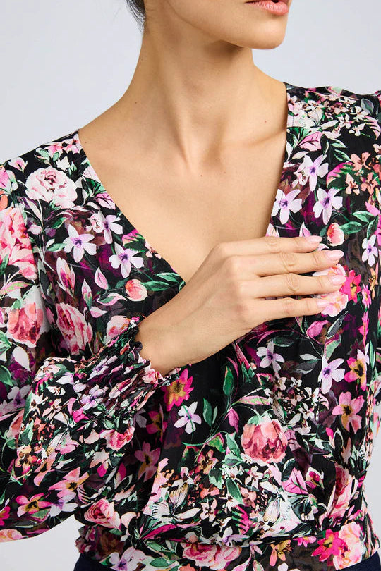 Generation Love Avanna Floral Wrap Blouse