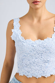Generation Love Bronwyn Cropped Sequin Lace Top