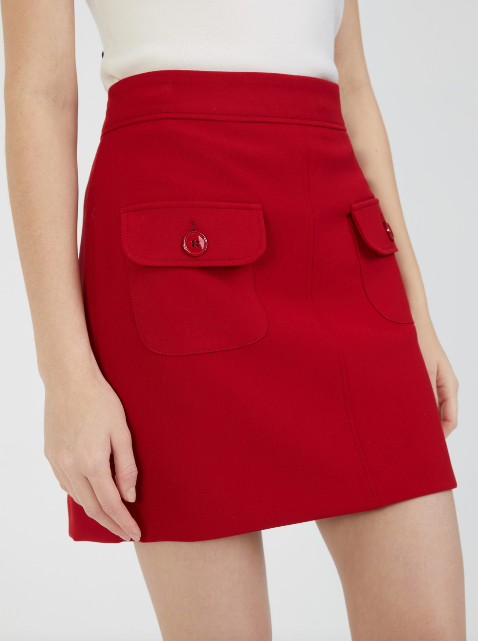 Seductive Paris Skirt in Cherry