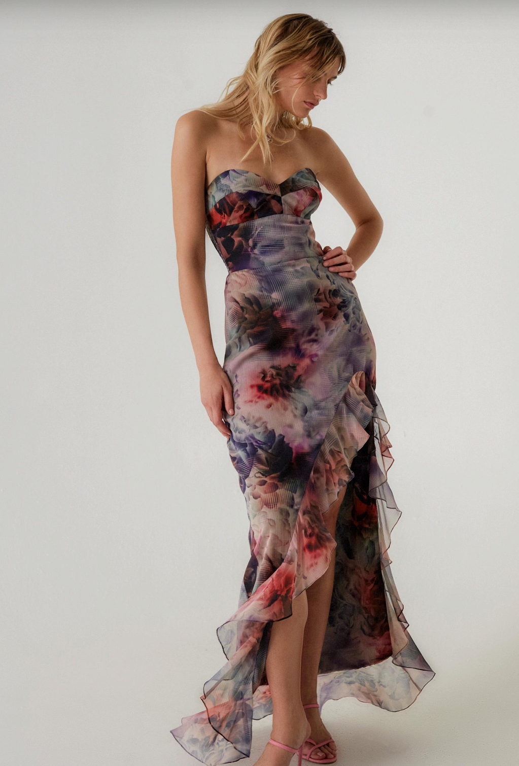 Amanda Uprichard Eden Gown In Fleur Print