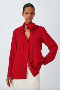 Marella Detached Rosette Silk Blend Blouse