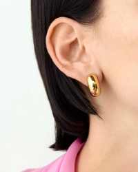 Jenny Bird Tome Hoops Medium in Gold