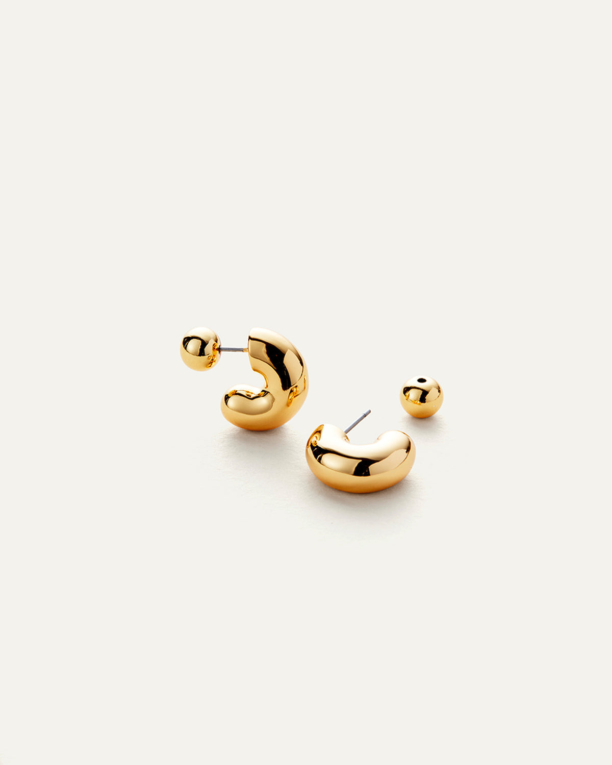 Jenny Bird Tome Hoops Small in Gold