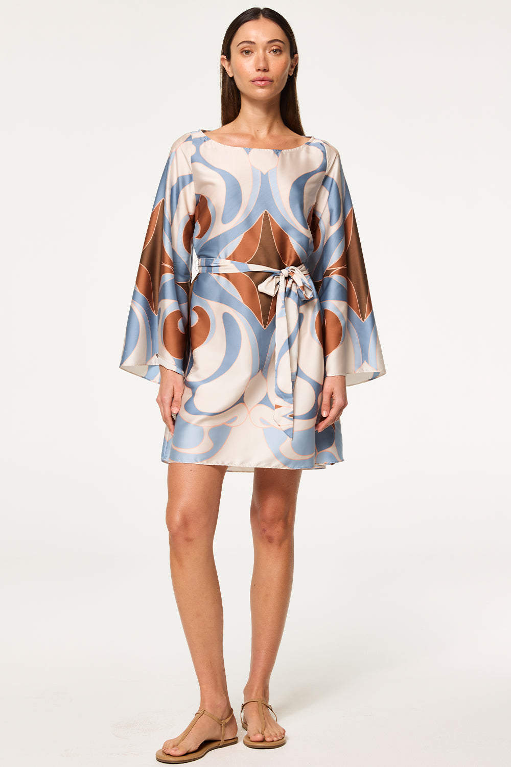 Misa Twiggy Satin Shift Dress