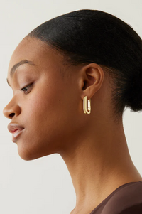 Jenny Bird U-Link Earrings in Gold