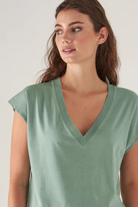 Patrick Assaraf Iconic Sublime V-neck Dolman Tee