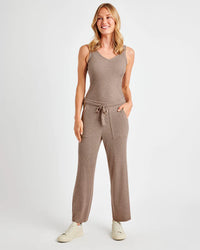 Splendid Georgie Rib Pant in Tawny Heather