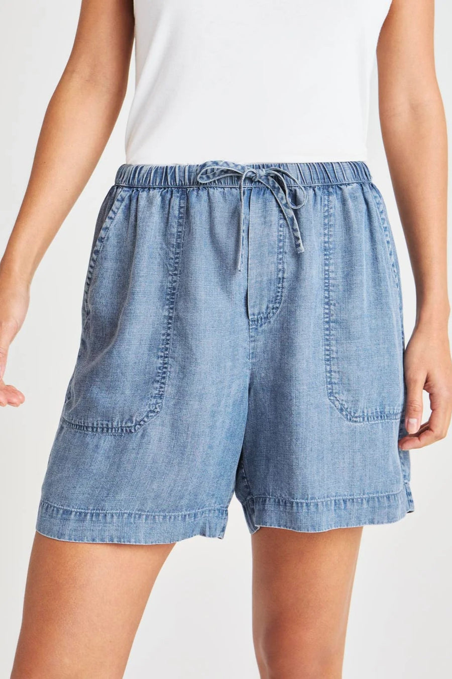 Splendid Angie Indigo Short