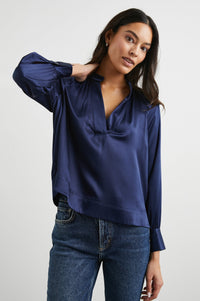 Rails Wynna Blouse in Navy