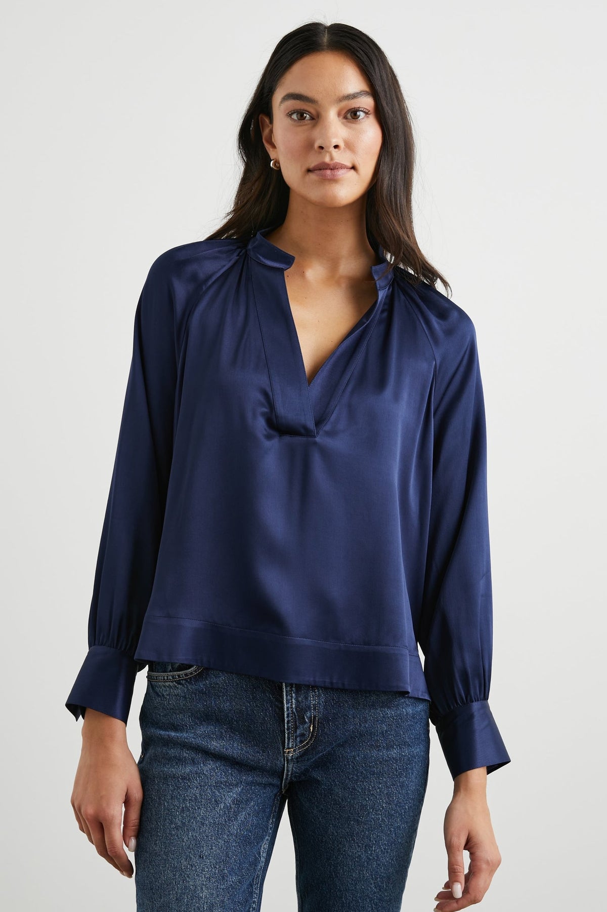 Rails Wynna Blouse in Navy