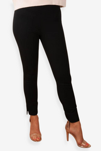 Seductive Sabrina Techno Cotton Pant in Schwarz - Size 42 Available