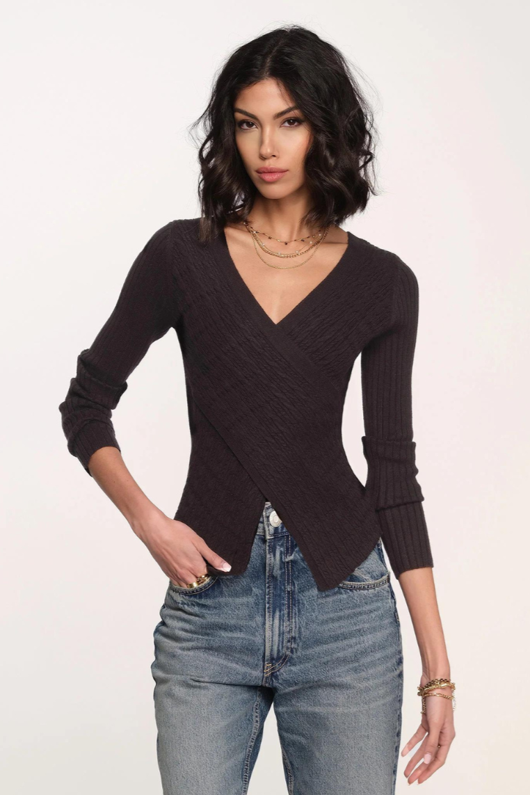 Heartloom Andes Criss Cross Sweater Top