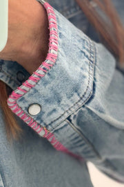 Kerri Rosenthal Western Denim Shirt