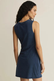 Z Supply Mattie Jersey Denim Mini Dress