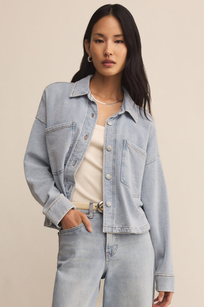 Z Supply All Day Cropped Knit Jacket