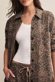 Z Supply All Day Leopard Knit Jacket