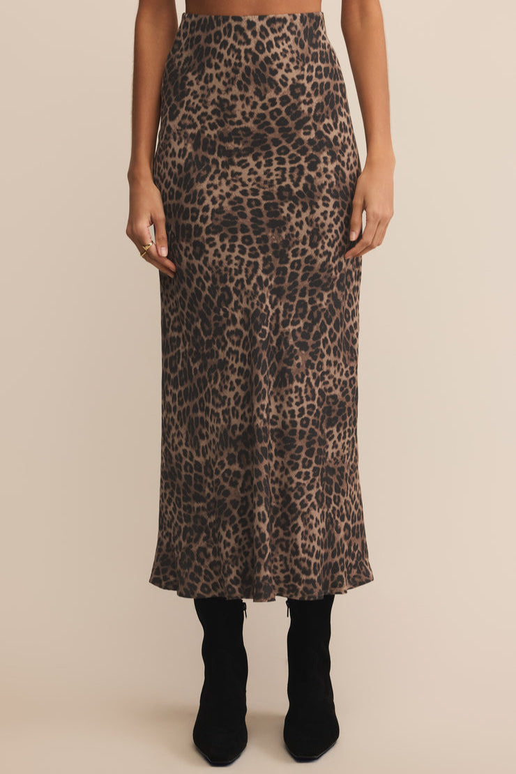 Z Supply Izabel Leopard Skirt