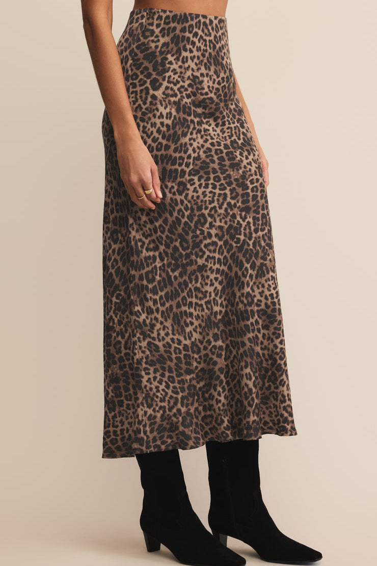 Z Supply Izabel Leopard Skirt