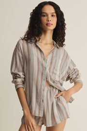 Z Supply Perfect Striped Button Up