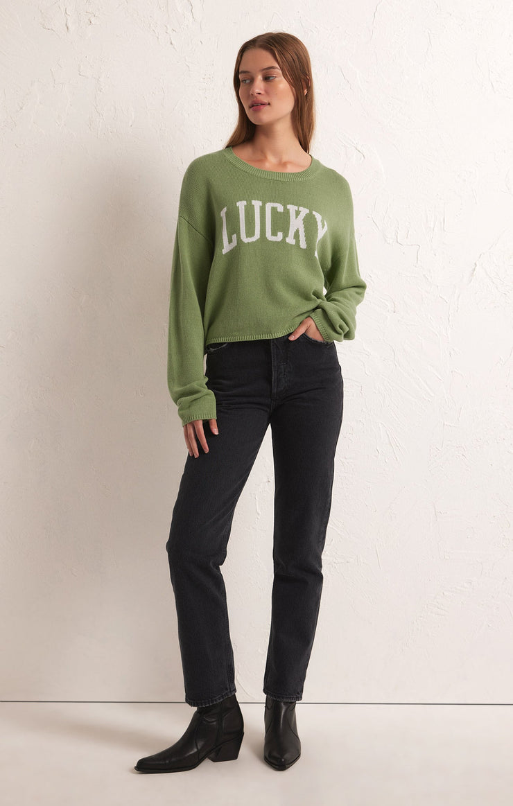 Z Supply Cooper Lucky Sweater - Size L Available – Want Boutique Inc.