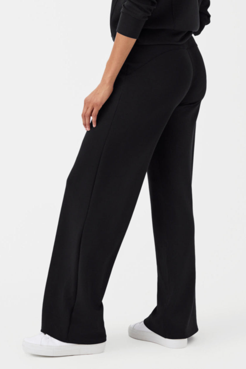 Spanx Air Essentials Pant Wide Leg in Very Black