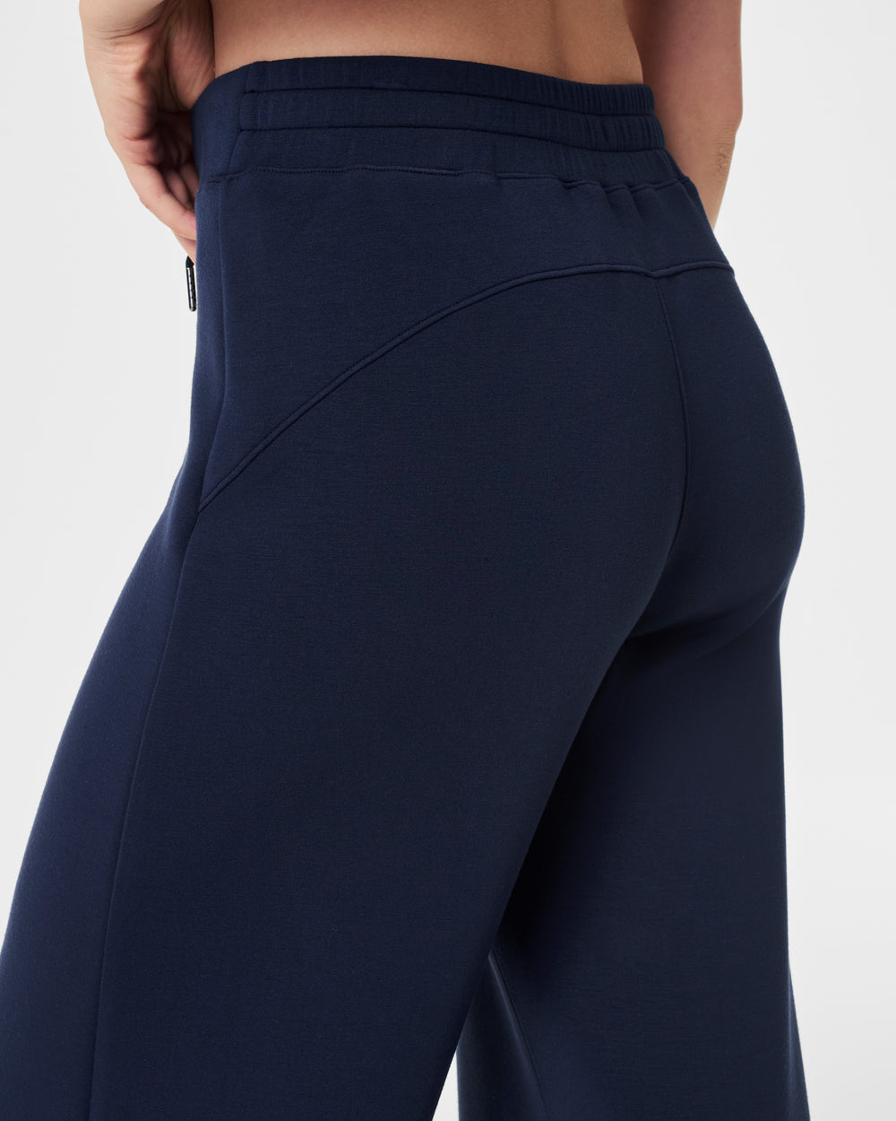 Spanx Air Essentials Pant Wide Leg in Timeless Navy