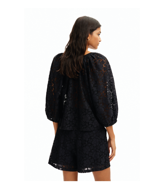 Desigual Lace Blouse Top