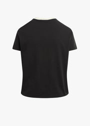 Black t-shirt with 'FAVORITE DAUGHTER' text