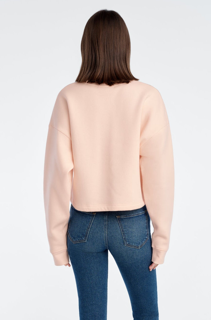 Favorite Daughter Cropped Collegiate Sweatshirt