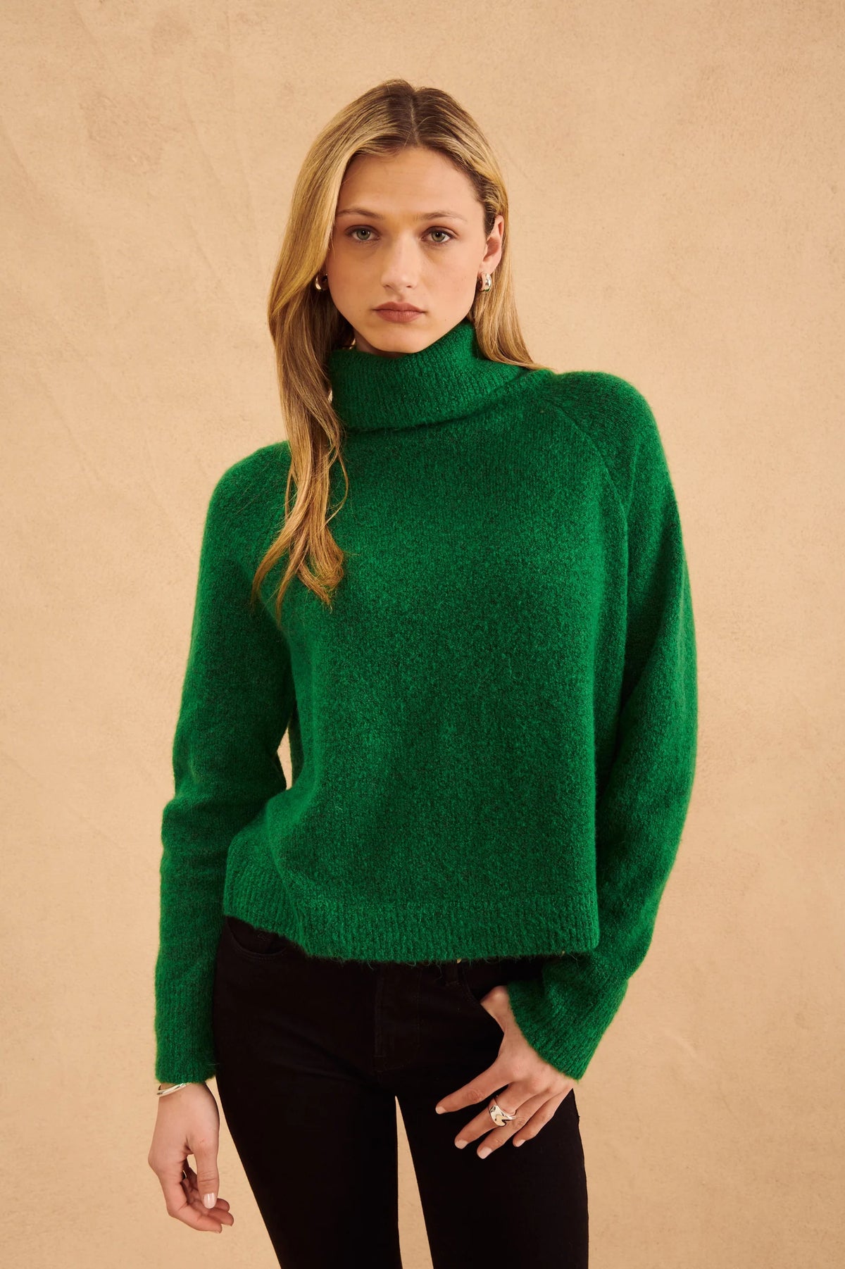 John & Jenn Emmett Turtleneck Sweater - Size L Available