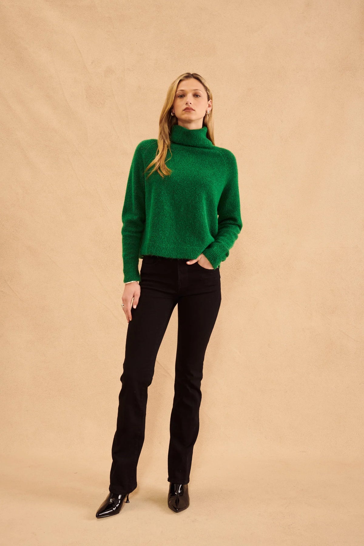 John & Jenn Emmett Turtleneck Sweater - Size L Available