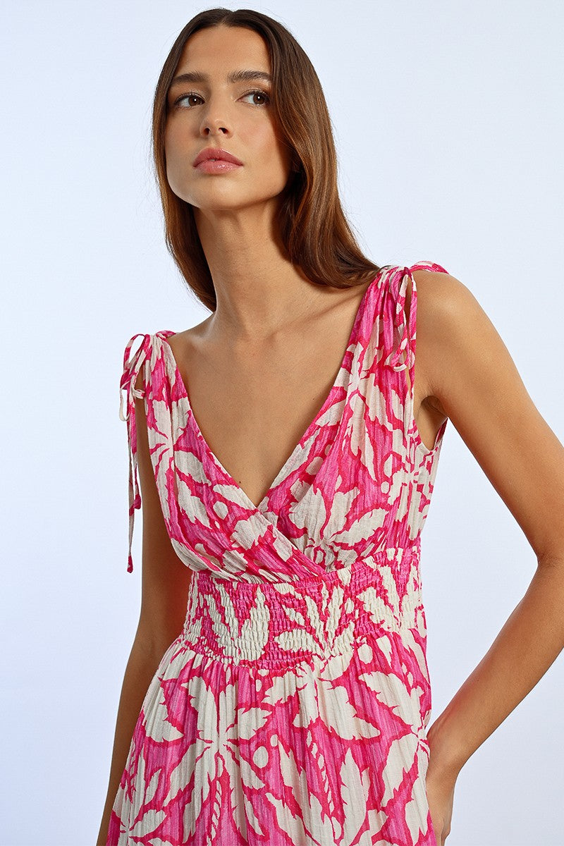 Molly Bracken Cotton Print Maxi Dress