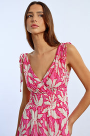 Molly Bracken Cotton Print Maxi Dress