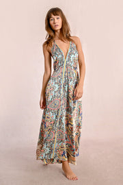 Molly Bracken Halter Neck Flowy Dress