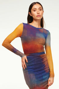 Misa Lula Top in Digital Ombre - Size L Available