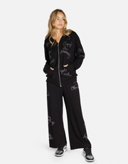 Lauren Moshi Moira Crystal Affirmations Hoodie