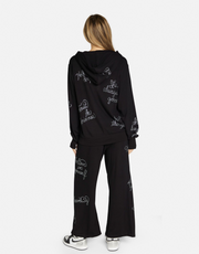 Lauren Moshi Moira Crystal Affirmations Hoodie