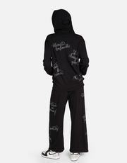 Lauren Moshi Moira Crystal Affirmations Hoodie
