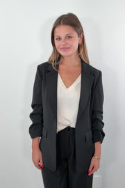 Esqualo Scrunch Sleeve Blazer
