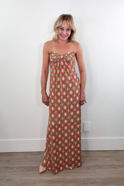 Misa Karine Slinky Knit Strapless Dress