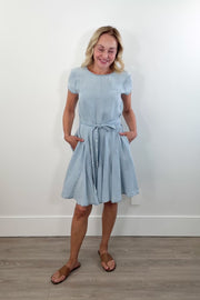 Splendid Lydia Indigo Mini Dress