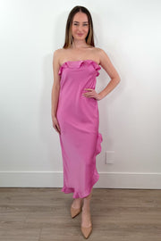 Heartloom Kylah Strapless Ruffle Dress
