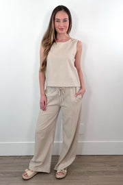 Astrid Beach Pant in Sand