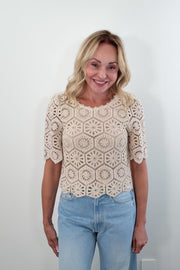 Z Supply Raquel Lace Top