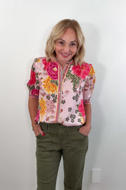 Hale Bob Scottie Floral Half Sleeve Shirt