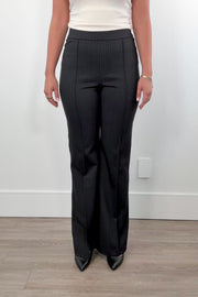 ILTM Liza Bootcut Pinstripe Ponte Pull On Pant