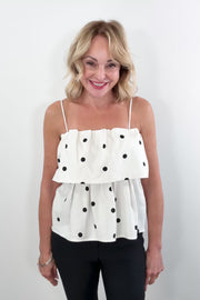 Second Female Salliy Polka Dot Top
