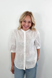 Second Female Cavana Eyelet Cotton Shirt