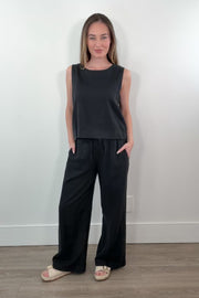 Astrid No Wrinkle Linen Beach Pant