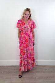 Hale Bob Milena Tiered Long Dress